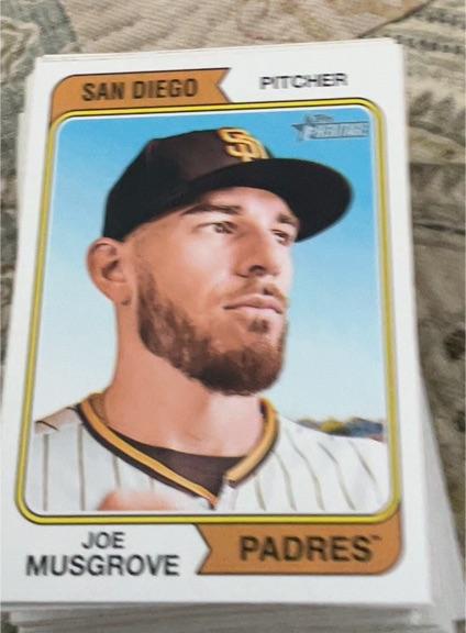 2023 Topps Heritage #173 Joe Musgrove — front