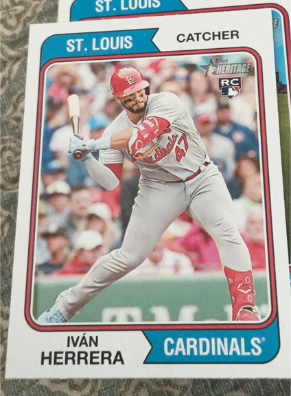 2023 Topps Heritage #260 Iván Herrera — front