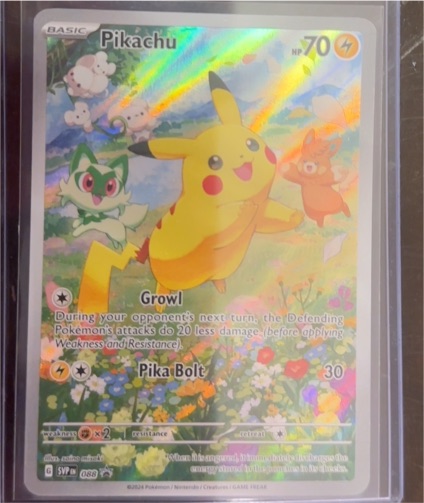 2024 Pokémon SV Black Star Promo #088 Pikachu — front