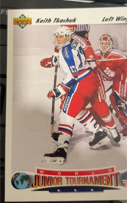 1991-92 Upper Deck #698 Keith Tkachuk — front