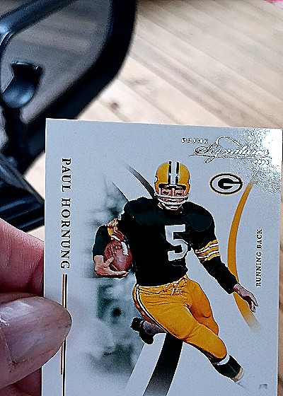2004 Playoff Prestige Gridiron Heritage #59 Paul Hornung — front