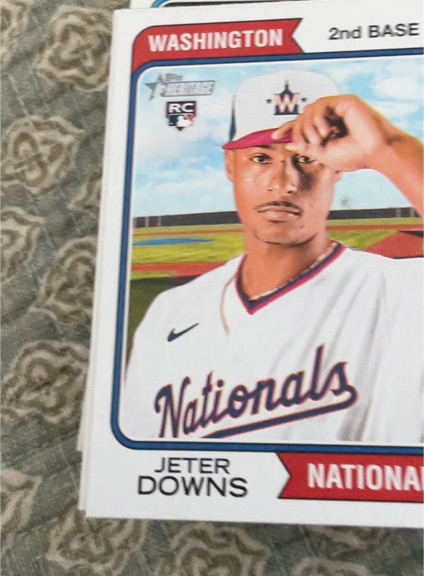 2023 Topps Heritage #84 Jeter Downs — front