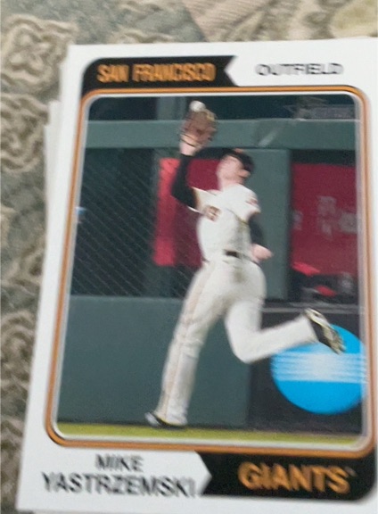 2023 Topps Heritage #287 Mike Yastrzemski — front