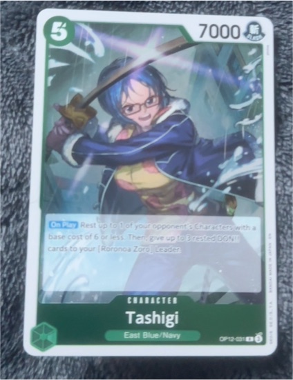 One Piece TCG Legacy of the Master #OP12-031 Tashigi — front
