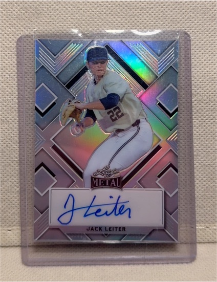 2022 Leaf Metal # Jack Leiter — front