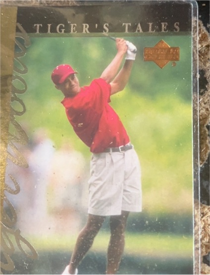 2001 Upper Deck Tiger's Tales #TT7 Tiger Woods — front