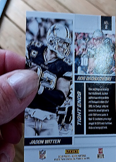 2016 Panini Score Reflections #2 Rob Gronkowski Jason Witten — back