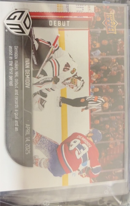 2024-25 Upper Deck #77 Ivan Demidov — front