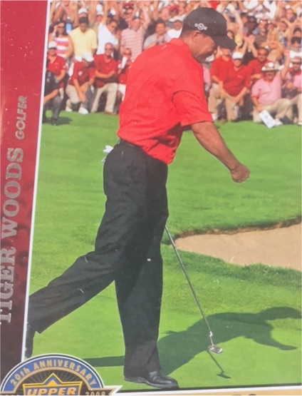 2002-03 Upper Deck UD Superstars Magic Moments #MM20 Tiger Woods — front