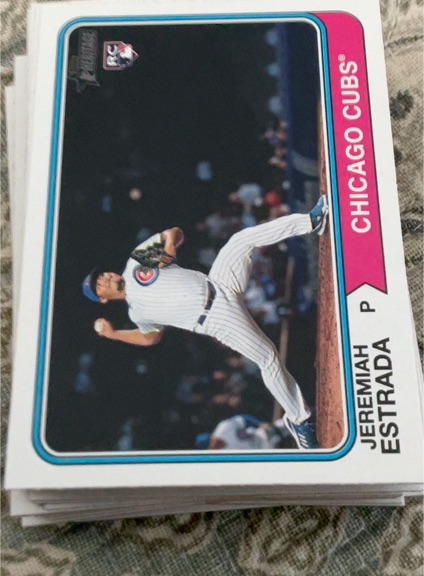 2023 Topps Heritage #146 Jeremiah Estrada — front