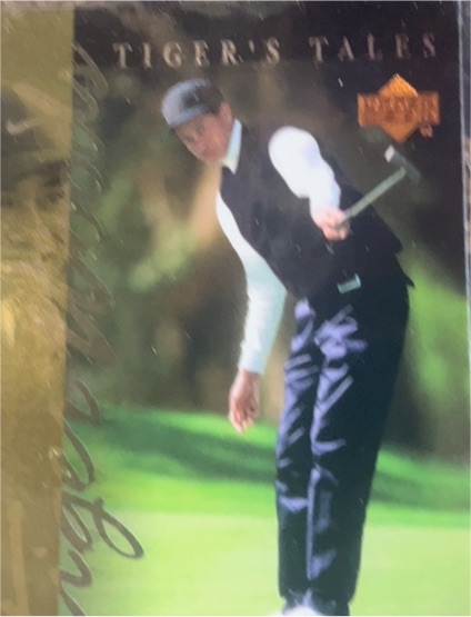 2001 Upper Deck Tiger's Tales #TT1 Tiger Woods — front