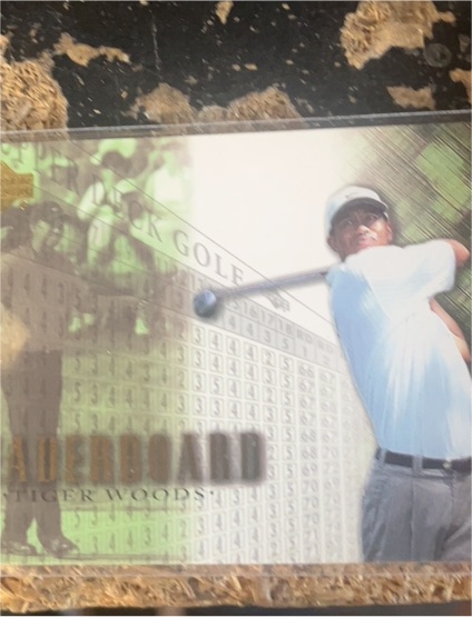 2001 Upper Deck Leaderboard #90 Tiger Woods — front