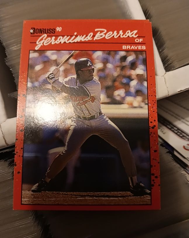 1990 Donruss #104 Geronimo Berroa — front