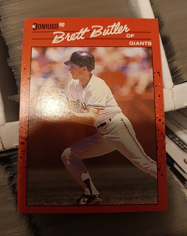 1990 Donruss #249 Brett Butler — front