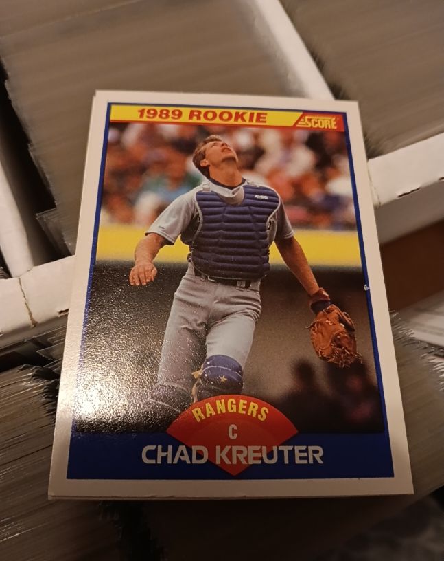1989 Score #638 Chad Kreuter — front