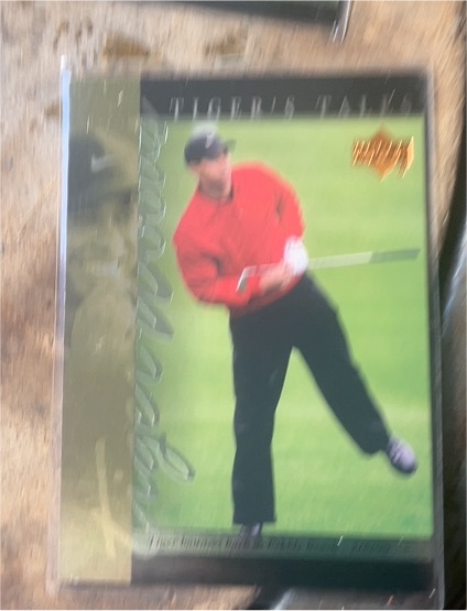 2001 Upper Deck Tiger's Tales #TT22 Tiger Woods — front