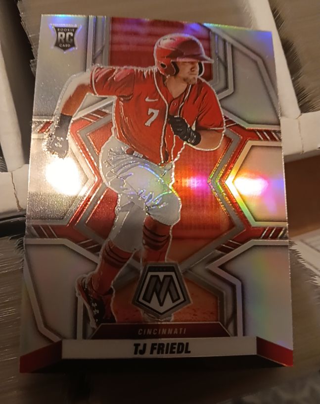 2022 Panini Mosaic #216 TJ Friedl — front