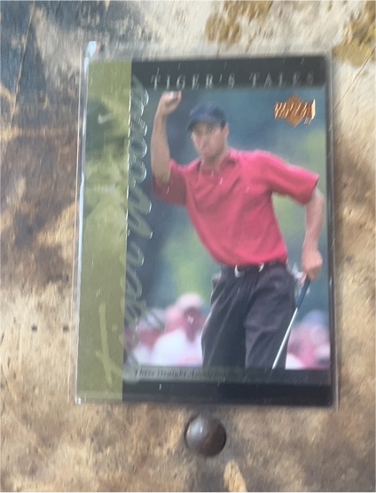 2001 Upper Deck Tiger's Tales #TT11 Tiger Woods — front