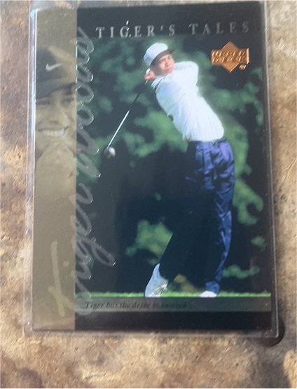 2001 Upper Deck Tiger's Tales #TT4 Tiger Woods — front