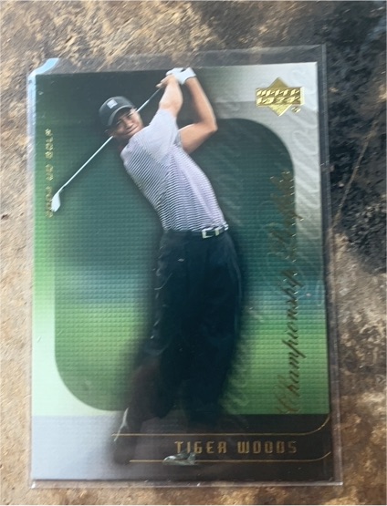 2004 Upper Deck Championship Portfolio #CP18 Tiger Woods — front