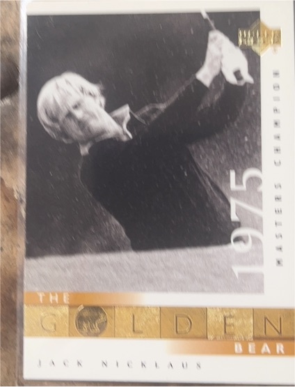 2001 Upper Deck #118 Jack Nicklaus The Golden Bear 1975 Masters — front