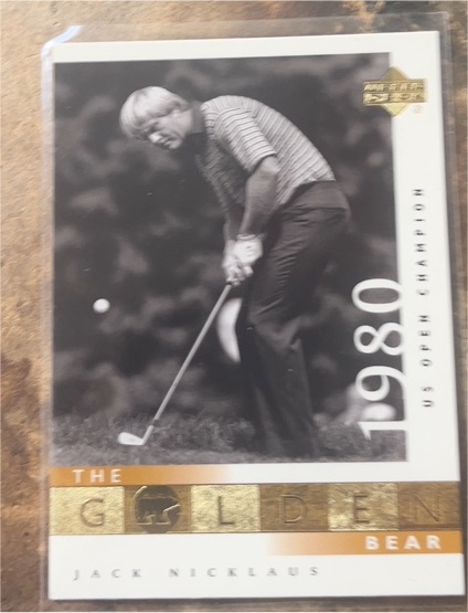 2001 Upper Deck #121 Jack Nicklaus The Golden Bear — front
