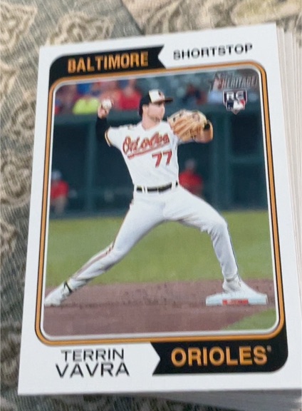 2023 Topps Heritage #148 Terrin Vavra — front