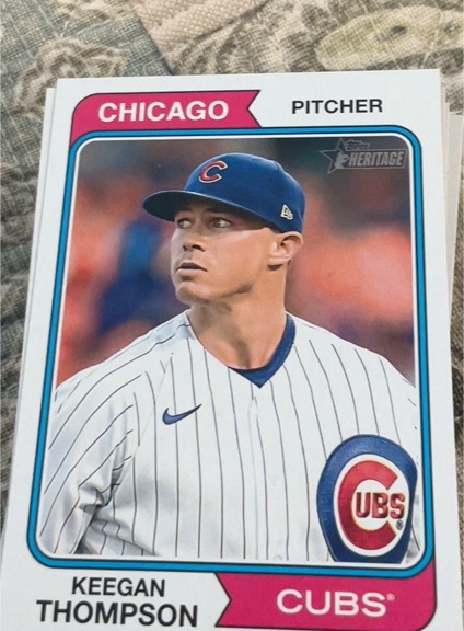 2023 Topps Heritage #340 Keegan Thompson — front