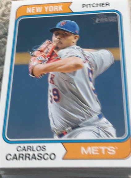 2023 Topps Heritage #145 Carlos Carrasco — front