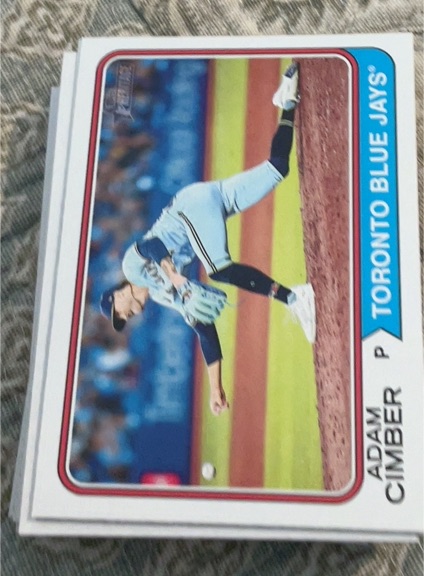 2023 Topps Heritage #161 Adam Cimber — front