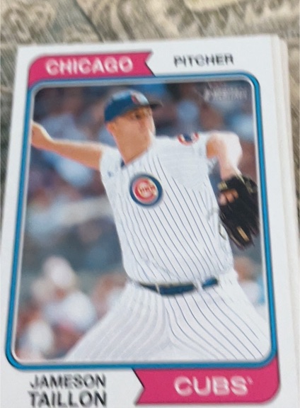 2023 Topps Heritage #398 Jameson Taillon — front