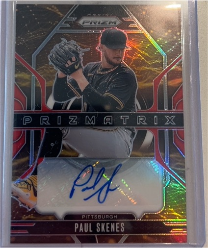 2025 Panini Prizm Prizmatrix #PA-PS Paul Skenes — front