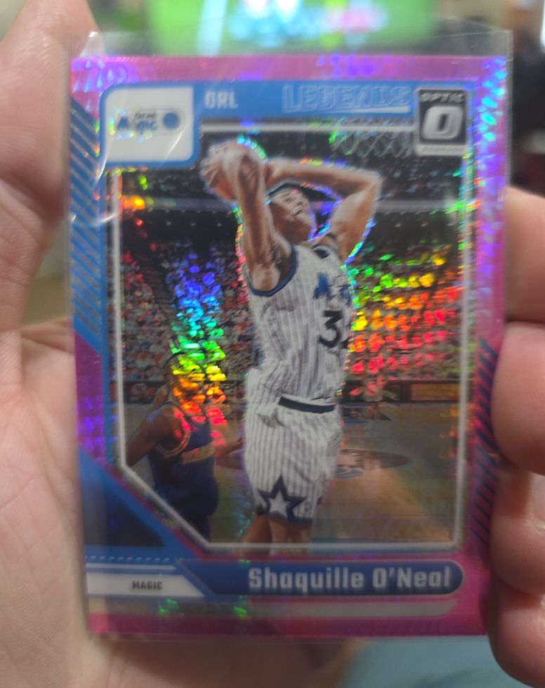 2024-25 Panini Donruss Optic #244 Shaquille O'Neal Fast Break Holo Prizm Legends — front