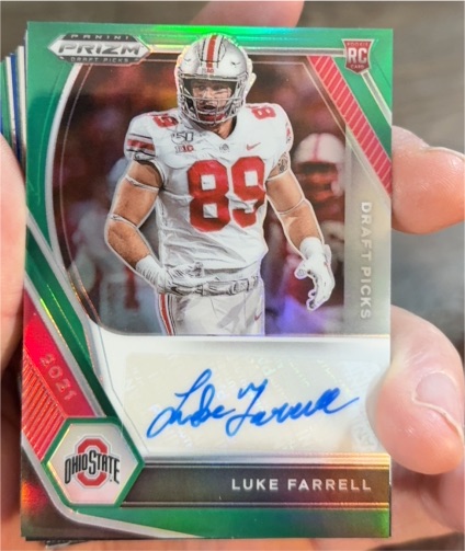 2021 Panini Prizm Draft Picks #DPA-LUF Luke Farrell — front