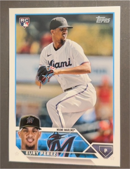 2023 Topps Update #US139 Eury Pérez — front