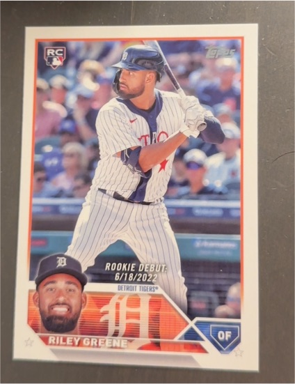 2023 Topps Update #US298 Riley Greene — front