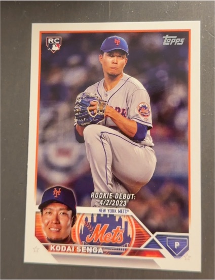 2023 Topps Update #US20 Kodai Senga Rookie Debut — front