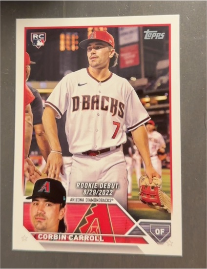 2023 Topps Update Series #US244 Corbin Carroll — front