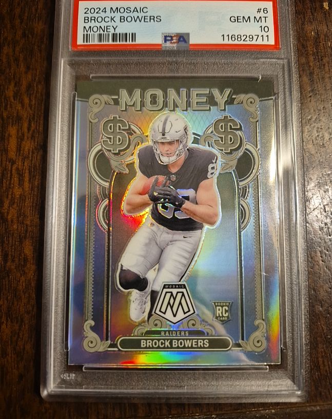 2024 Panini Mosaic #6 Brock Bowers Money — front
