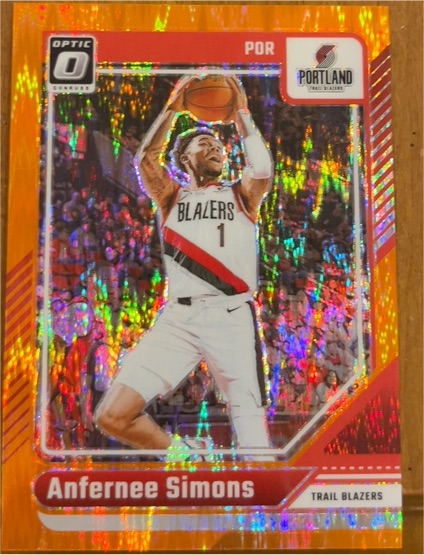 2024-25 Donruss Optic #128 Anfernee Simons — front