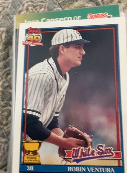 1991 Topps #461 Robin Ventura — front