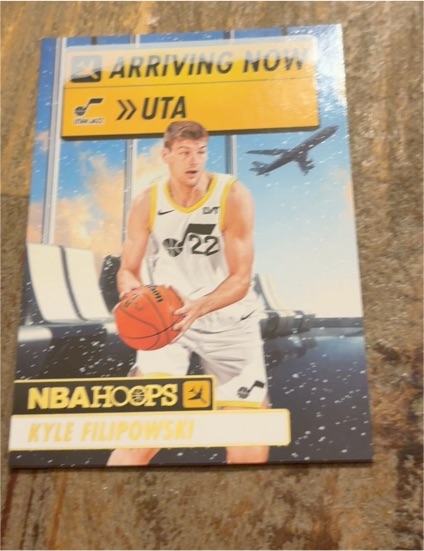 2024-25 Panini NBA Hoops #17 Kyle Filipowski Arriving Now — front