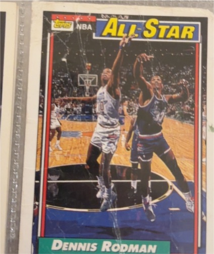 1992-93 Topps All-Star #117 Dennis Rodman — front