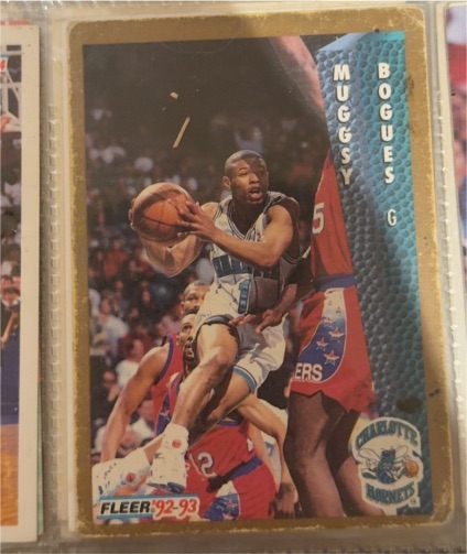 1992-93 Fleer #20 Muggsy Bogues — front