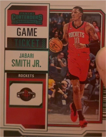 2023-24 Panini Contenders #88 Jabari Smith Jr. Season Ticket — front