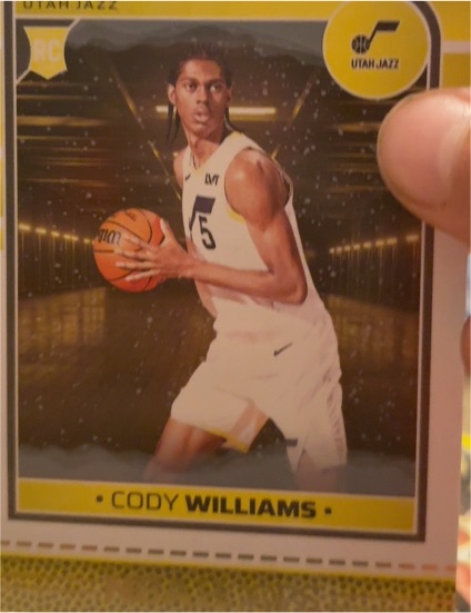2024-25 Panini NBA Hoops #240 Cody Williams — front