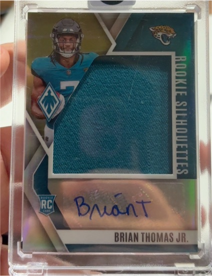 2024 Panini Phoenix Rookie Silhouettes #RS-BTJ Brian Thomas Jr. — front