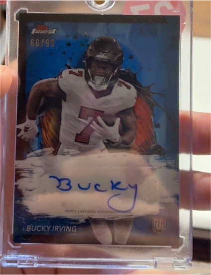 2024 Topps Finest Rookie Finest Autographs #RFA-M Bucky Irving — front