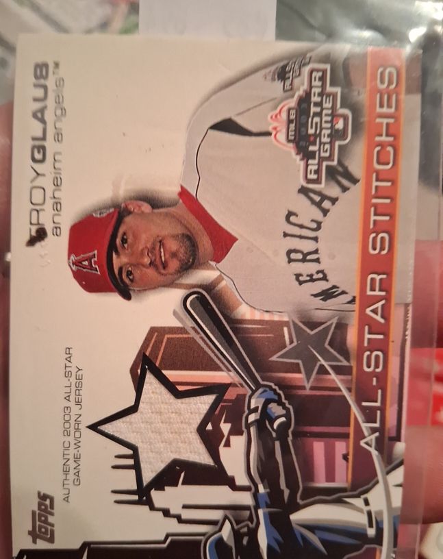 2004 Topps All-Star Stitches #ASR-TG Troy Glaus — front