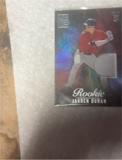 2022 Panini Capstone Rookie Materials #RM-JD Jarren Duran — front